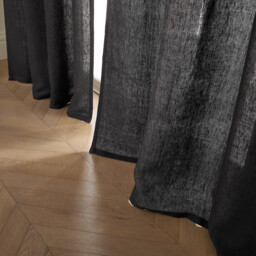 Cedal Heavyweight Linen Curtain with Concealed Tab Top Header - thumbnail 2