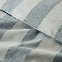 Tamori Grey-Green Duvet Cover in Cotton - thumbnail 4