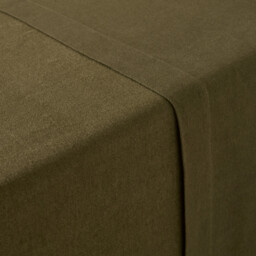 Clara Brushed Cotton Flat Sheet - thumbnail 3