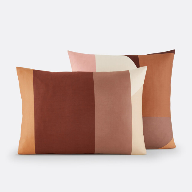 Marjorie Pillowcase in Washed Cotton Satin - image 1