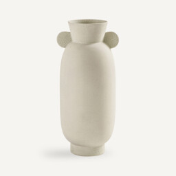 Onega White Ceramic Vase