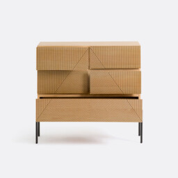 Lodge Wooden Chest of 5 Drawers - thumbnail 4