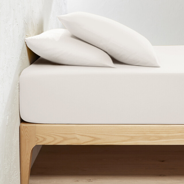 Cotton Fitted Sheet, Flap Height 25cm - image 1