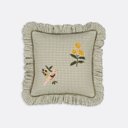 Evie Cushion Cover 45x45cm in Cotton - thumbnail 1