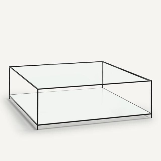 Sybil Square Tempered Glass Coffee Table - image 1