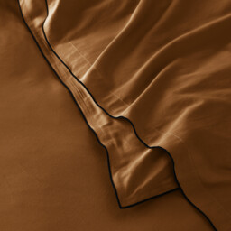 Victor Plain Washed Cotton Satin 300 Thread Count Duvet Cover - thumbnail 4