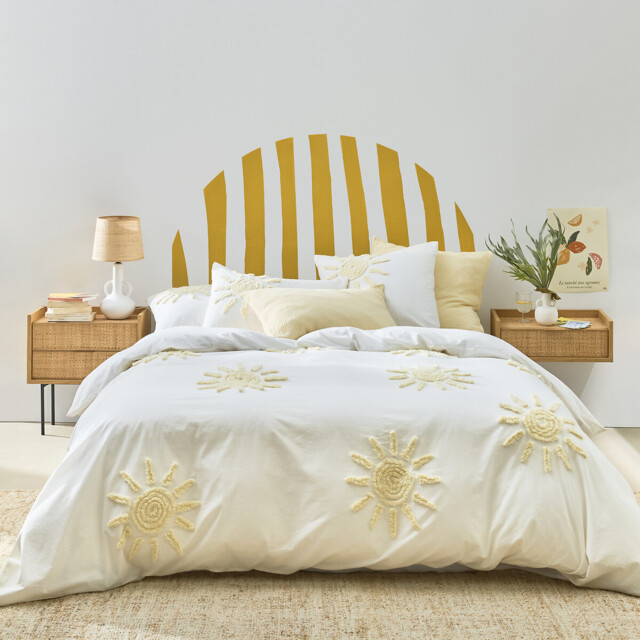 Melenaos Tufted Cotton Duvet Cover