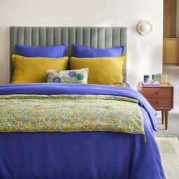 Hanoi Floral Print Washed Cotton Quilted Quilt - thumbnail 2