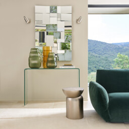Cristalline Tempered Glass Console Table - thumbnail 2