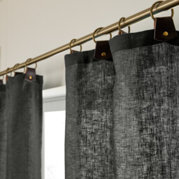 Private Washed Linen Curtain with Loops - thumbnail 3