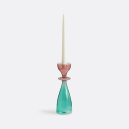 Boamia 24cm High Glass Candlestick - thumbnail 3