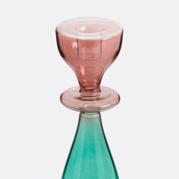 Boamia 24cm High Glass Candlestick - thumbnail 2