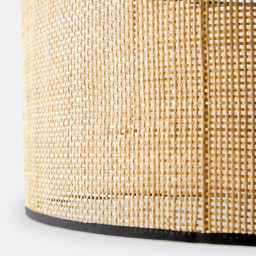 Cara Metal & Cane Floor Lamp - thumbnail 4