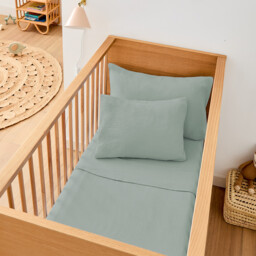 Kumla Cotton Muslin Baby's Flat Sheet - thumbnail 1