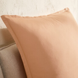 Sabbal Washed Cotton Percale 300 Thread Count Pillowcase - thumbnail 4