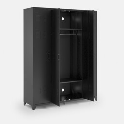 Hiba 4-Door Steel Cabinet - thumbnail 4
