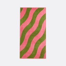 Scénario Vague 100% Cotton Velour Beach Towel