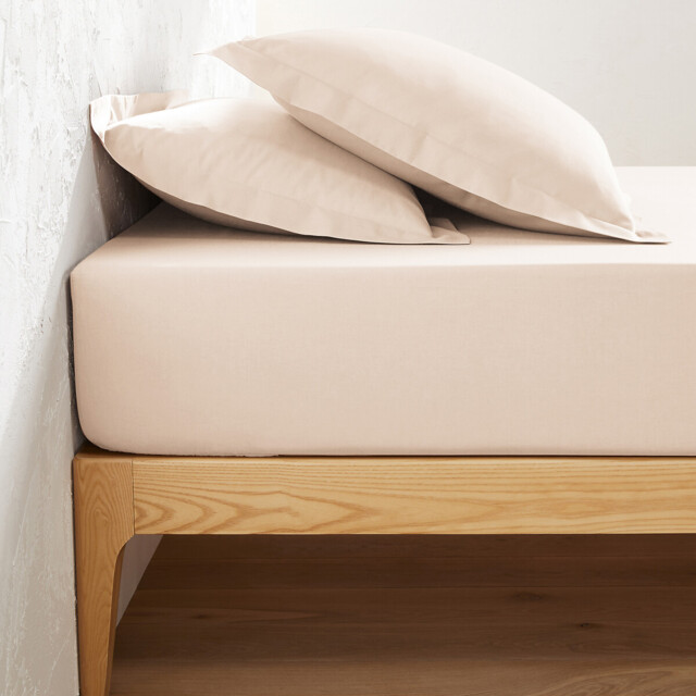 Scenario Plain Cotton Fitted Sheet For Deep Mattresses (32cm) - image 1
