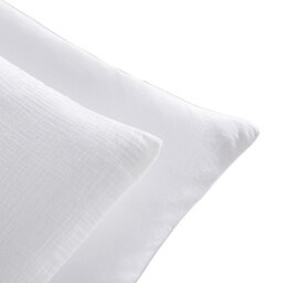 Child's Kumco Pillowcase in Washed Cotton/Muslin - thumbnail 4