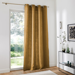 Onega Washed Linen Curtain with Eyelets - thumbnail 4