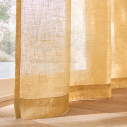 Onega Single Linen Voile Panel with Eyelets - thumbnail 4