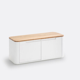 Stolico 2-Door Shoe Storage Bench - thumbnail 1