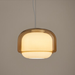 Kinoko Ceiling Light in Coloured Glass Ø30.5cm - thumbnail 3
