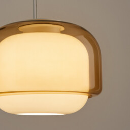 Kinoko Ceiling Light in Coloured Glass Ø30.5cm - thumbnail 4