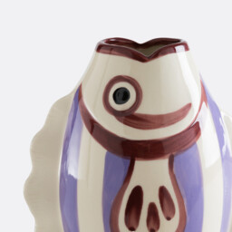 Fiska Ceramic Fish-Shaped Vase 31cm High - thumbnail 3