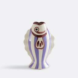 Fiska Ceramic Fish-Shaped Vase 31cm High - thumbnail 1