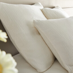 Yafa Organic Cotton Muslin Duvet Cover - thumbnail 4