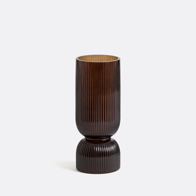 Valira H26cm Textured Glass Vase - image 1