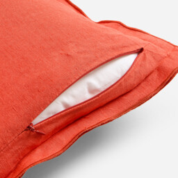 Elina Cushion Cover in Washed Linen - thumbnail 4