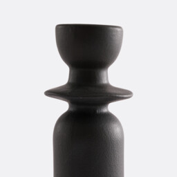 Greta 13.7cm High Ceramic Candlestick - thumbnail 2