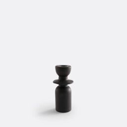 Greta 13.7cm High Ceramic Candlestick - thumbnail 1