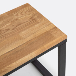 Hiba Bench in Solid Oak - thumbnail 4