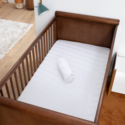 Set of 2 Scenario Plain Cotton Jersey Baby's Fitted Sheets - thumbnail 1