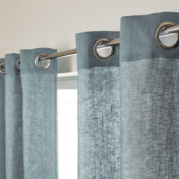 Private Washed Linen Curtain with Eyelets - thumbnail 3