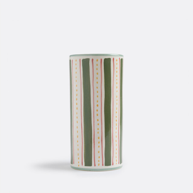 Baldia Glazed Ceramic Vase, H25cm - image 1