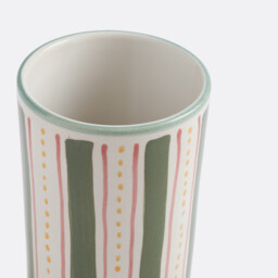 Baldia Glazed Ceramic Vase, H25cm - thumbnail 3