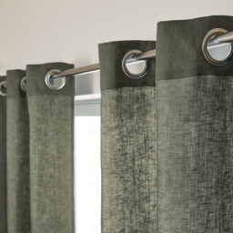 Private Washed Linen Curtain with Eyelets - thumbnail 3