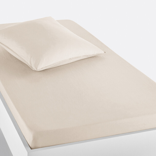 Scenario 100% Washed Cotton Fitted Sheet - image 1
