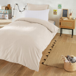 Scenario 100% Washed Cotton Fitted Sheet - thumbnail 2