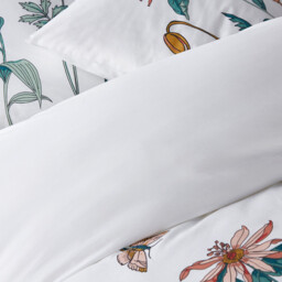 Eden Garden Floral Cotton Percale 200 Thread Count Duvet Cover - thumbnail 2