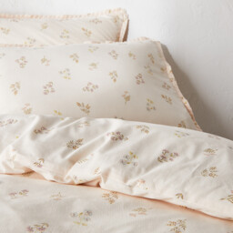 Camomille 50% Recycled Cotton Floral Duvet Cover - thumbnail 2