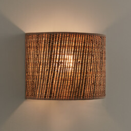 Lisoa Raffia Wall Lamp - thumbnail 2