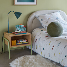 Merlin Steel Bedside Table - thumbnail 2