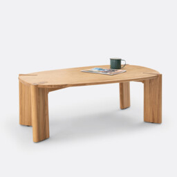 Elmo Solid Oak Coffee Table - thumbnail 3