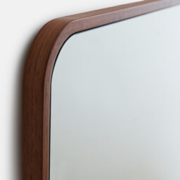 Iodus Walnut Veneer 42 X 120cm Rectangular Mirror - thumbnail 3
