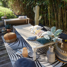 Adas Bench/Indian Bed in Wood and Rope - thumbnail 2